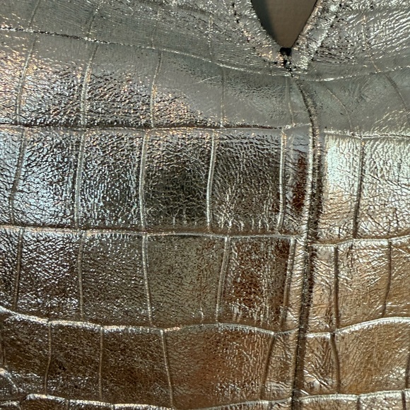 LaQuan Smith Metallic Silver Backless Dress - Picture 3 of 6